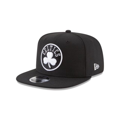 Boston Celtics Gorra | New Era NBA High Crown 9fifty Snapback Cap Mexico - Negros